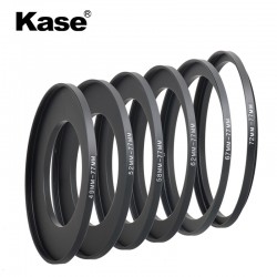 Bagues d’adaptation Kase 49-52-58-62-67-72 à 77mm