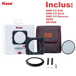 Kit complet Kase porte-filtre K75 pour hybride / objectif petit diamètre